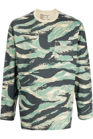 Maharishi T-shirt à imprimé abstrait