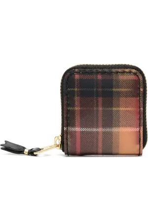 Comme des Garçons Portefeuille à motif tartan