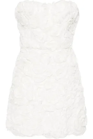 ERMANNO SCERVINO Robe courte à fleurs appliquées
