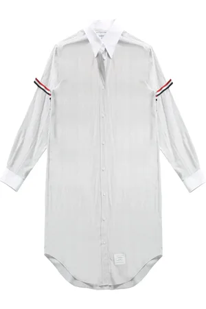 Thom Browne Robe-chemise à rayures