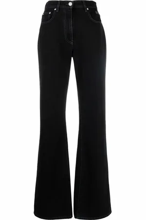 Msgm Pantalon à logo brodé
