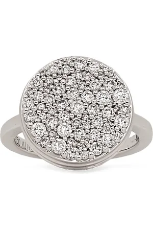 ALINKA Bague Black Caviar en or blanc 18ct ornée de diamants