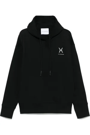 John Richmond Hoodie à patch logo