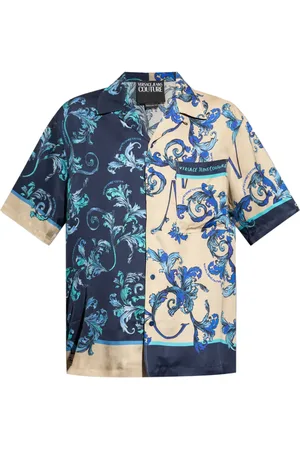 VERSACE Chemise à imprimé baroque