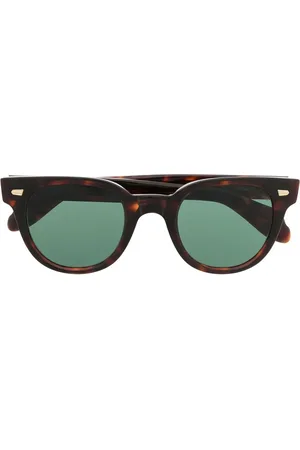 CUTLER & GROSS Lunettes de soleil à effet écaille de tortue