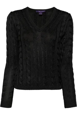 Ralph Lauren Pull en maille torsadée