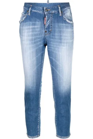Dsquared2 Jean crop Jennifer à taille basse