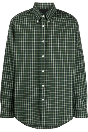 Givenchy Manteau brodé à carreaux