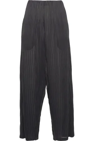 Giorgio Armani Pantalon plissé à taille haute