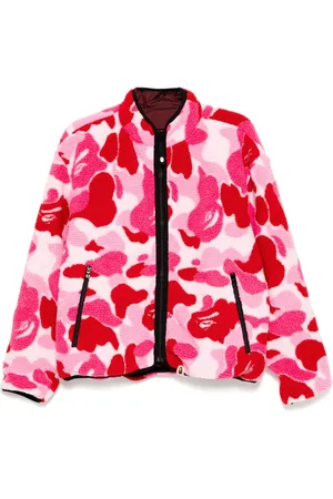 A Bathing Ape Veste Abc Camo Boa à design réversible