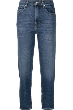 7 for all Mankind Jean court à coupe skinny