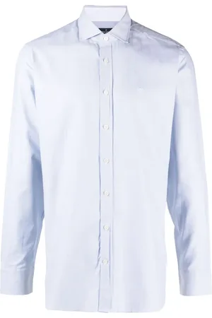 Hackett Chemise en coton à logo brodé