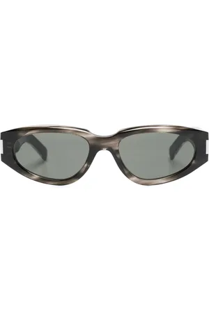 Saint Laurent Lunettes de soleil à monture ovale