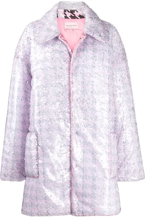 Natasha Zinko Manteau oversize à motif pied-de-poule