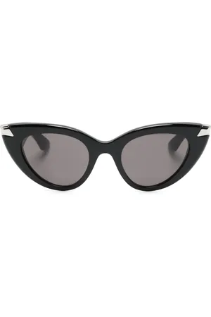 Alexander McQueen Lunettes de soleil AM0442S à monture papillon