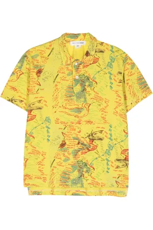 Comme des Garçons Polo à imprimé graphique (années 2000)