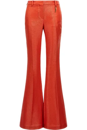 Roberto Cavalli Pantalon évasé à taille basse