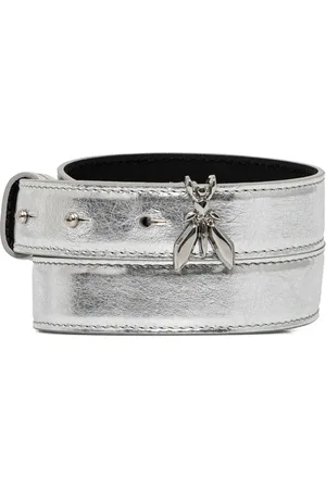 Patrizia Pepe Ceinture en cuir métallisé