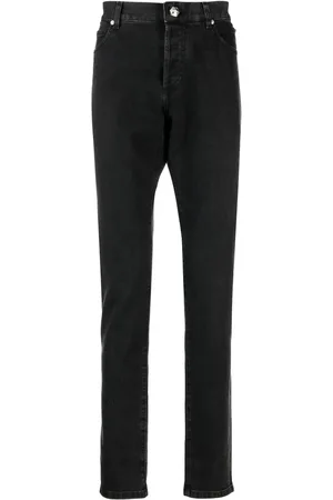 Balmain Jean droit à taille mi-haute