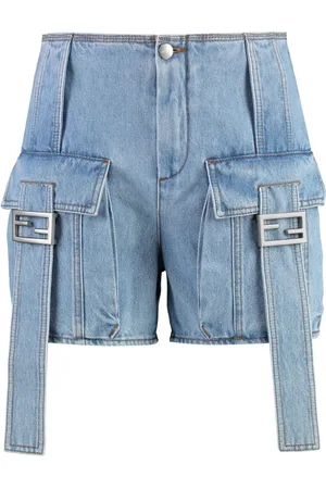 Fendi Short en jean Baguette à poches cargo