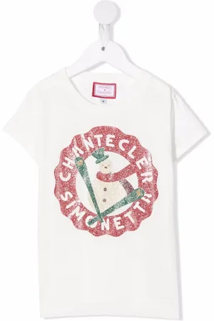 Simonetta T-shirt à imprimé bonhomme de neige