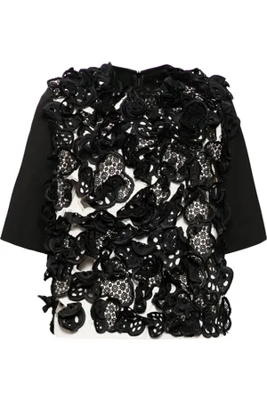 BIYAN Blouse à dentelle fleurie