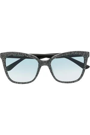 Karl Lagerfeld Lunettes de soleil à monture papillon pailletée