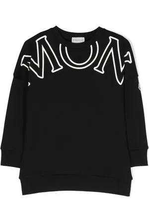 Moncler Robe-pull à logo imprimé