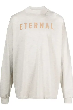 FEAR OF GOD T-shirt à logo texturé LS