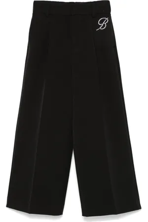 MISS BLUMARINE Pantalon à ornements strassés