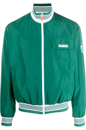 Casablanca Veste zippée à patch logo