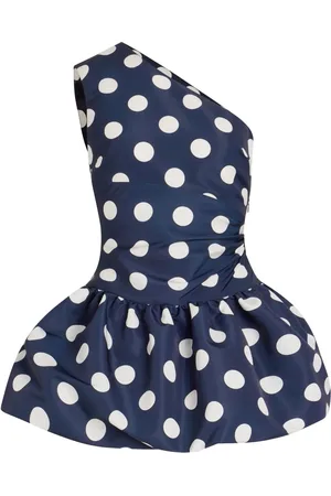 Patou Robe courte à design asymétrique à une épaule