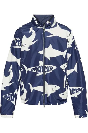 Moncler Veste bomber à imprimé Shark