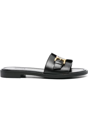 Chloé Claquettes Marcie en cuir