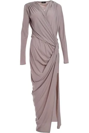 Atlein Robe drapée à col v
