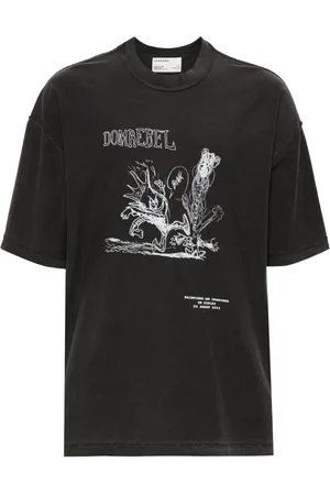 DOMREBEL T-shirt Comic Kick à imprimé graphique