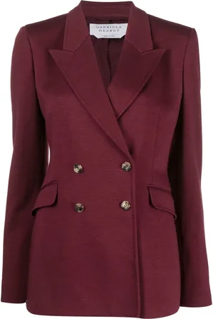 GABRIELA HEARST Blazer en laine mélangés à boutonnière croisée