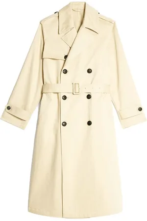 Ami Trench ceinturée à boutonnière croisée