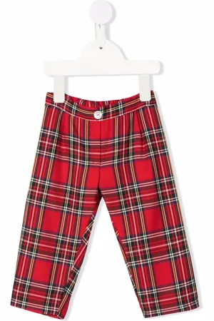 SIOLA Pantalon à motif tartan