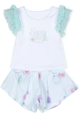 Lapin House Ensemble short-haut à fleurs