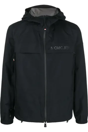 Moncler Veste zippée à logo imprimé