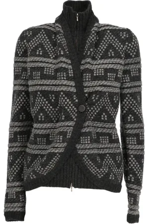 CHANEL Cardigan à motif géométrique (2004)