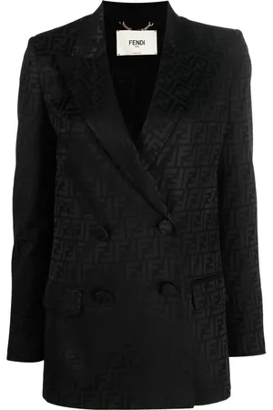 Fendi Blazer croisé à logo FF