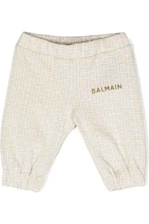 Balmain Pantalon de jogging à motif monogrammé