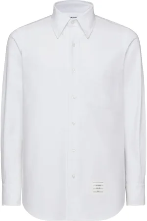 Thom Browne Chemise à logo appliqué