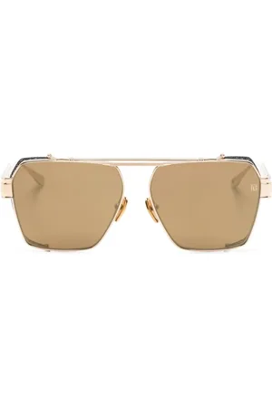 Balmain Lunettes de soleil à monture pilote