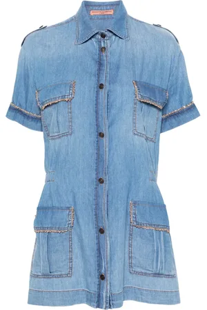 ERMANNO SCERVINO Chemise en chambray à détail de chaîne