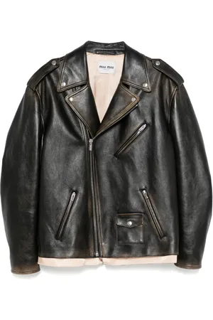 Miu Miu Veste en cuir
