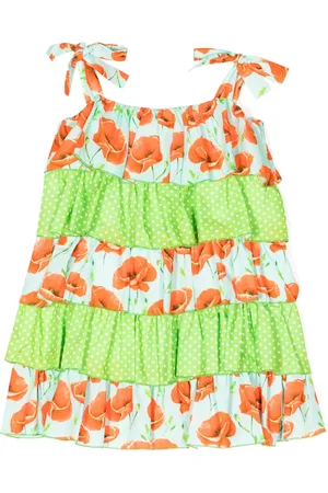Selini Action Robe fleurie à volants superposés