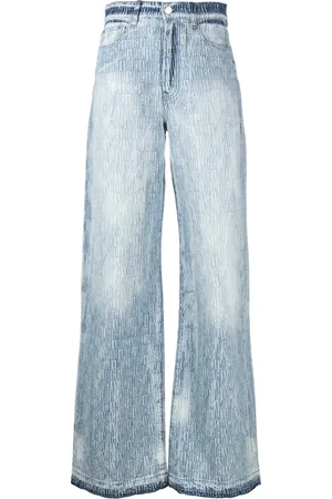 AMIRI Jean ample à logo jacquard